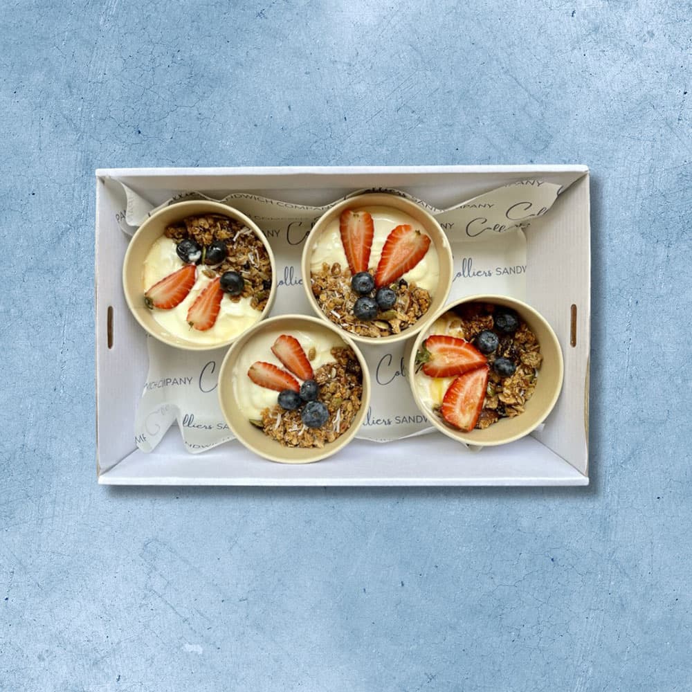 Granola, Yoghurt and Fruit Pots (Small 4)