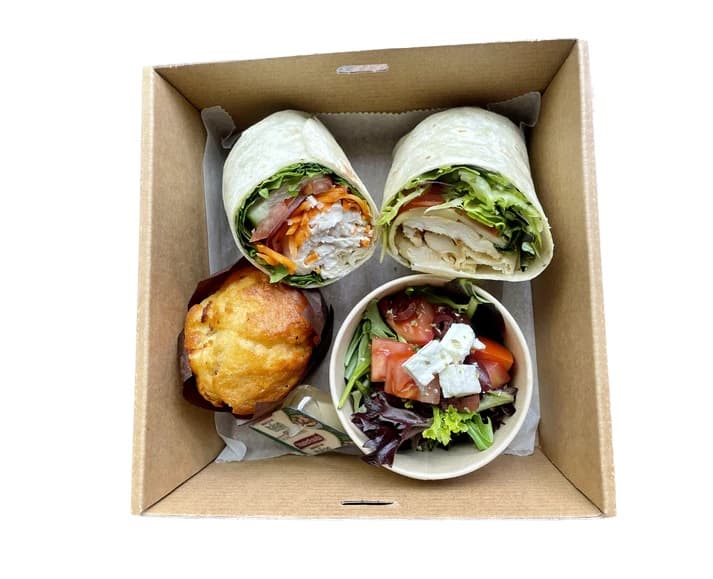 Vegetarian Gourmet Wrap Lunch Box