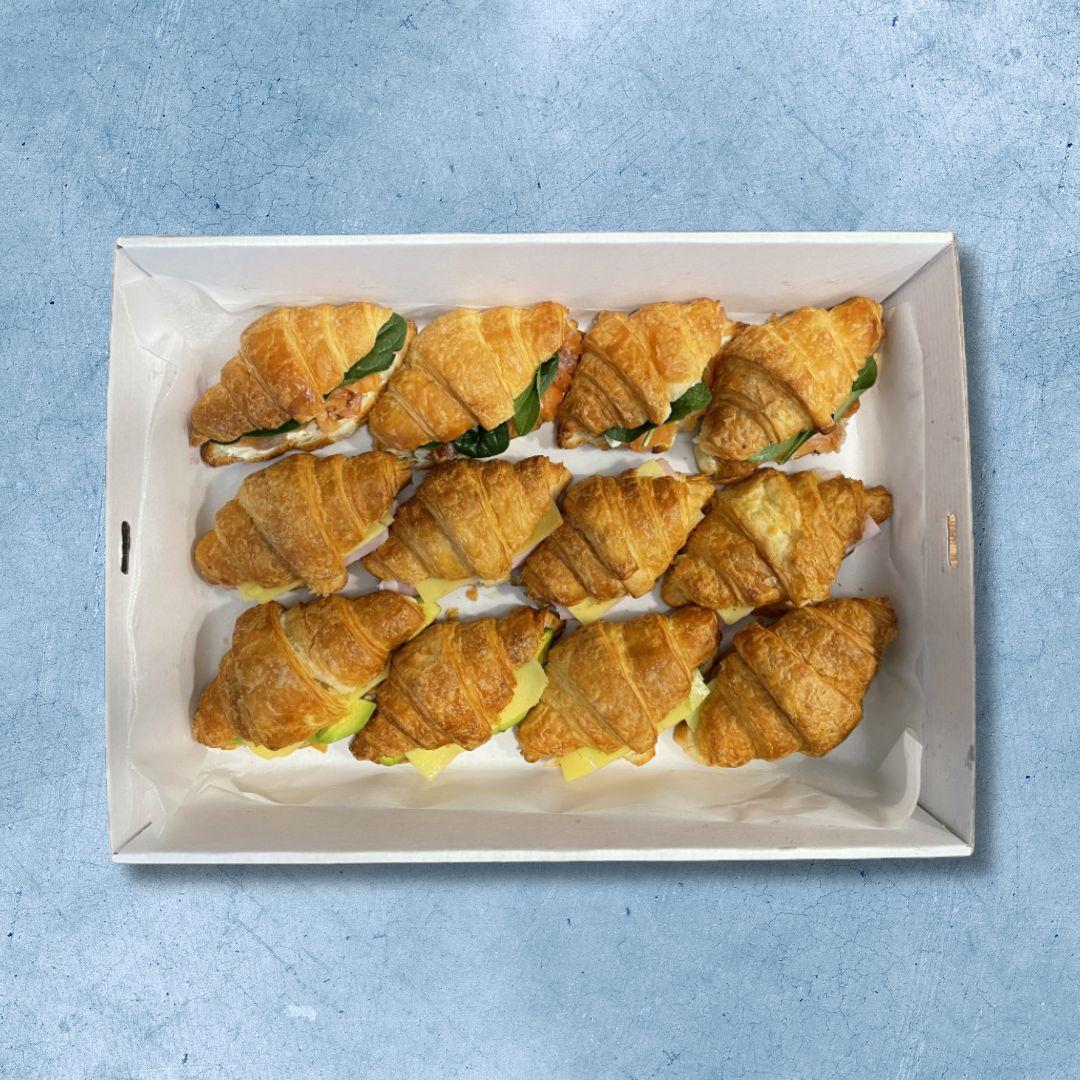 Mini Smoked Salmon & Cream Croissants Platter(Sml)
