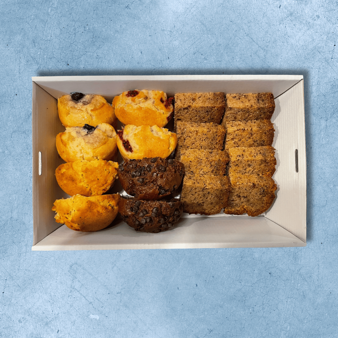 Muffins and Banana Bread Platter (Small Size)