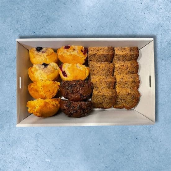 Muffins & Banana Bread Platter (16pcs)