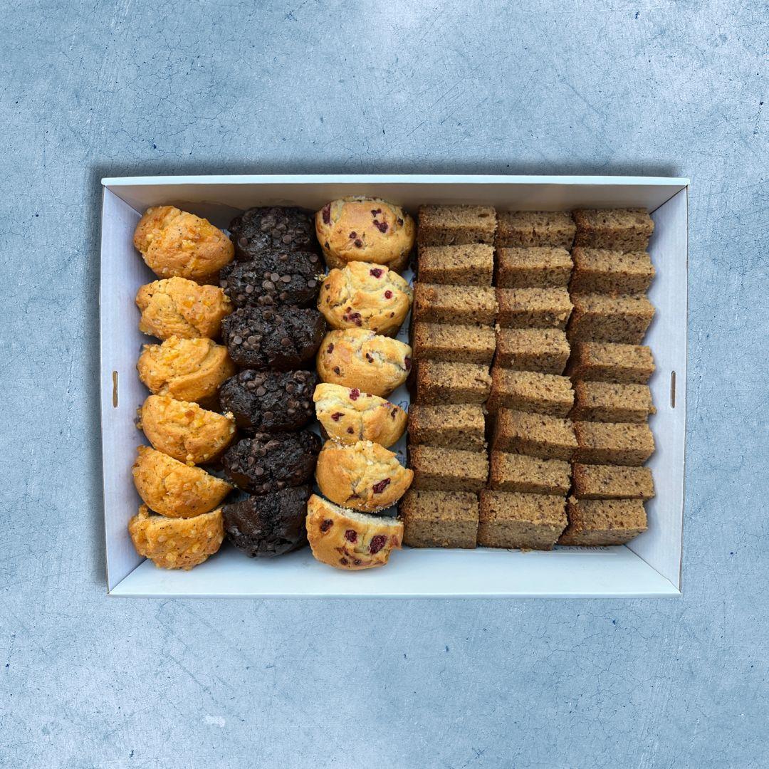 Muffins and Banana Bread Platter (Medium Size)
