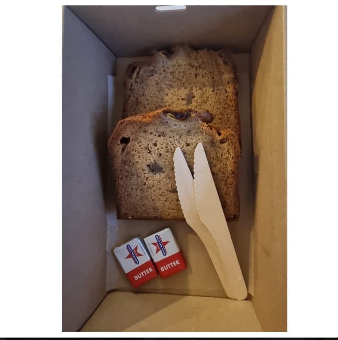 Gluten Free Banana Bread Slice