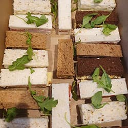 Vegetarian Finger Sandwich