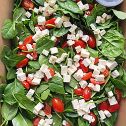 Baby Spinach and Fetta Salad Platter 