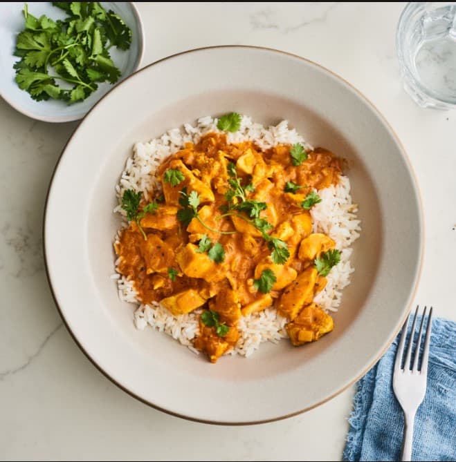 Individual Hot Lunch Butter Chicken-Basmati Rice