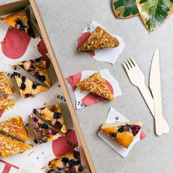 Cake Slice Mini Triangles