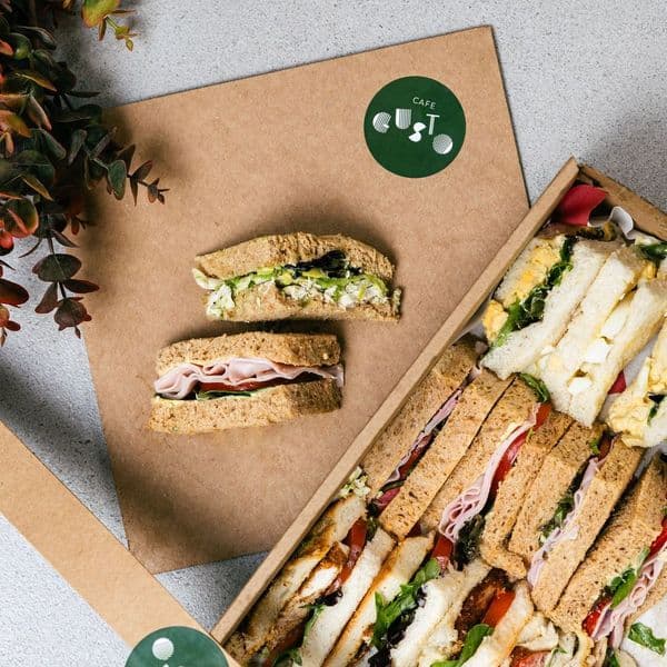 Mini Triangle Sandwiches