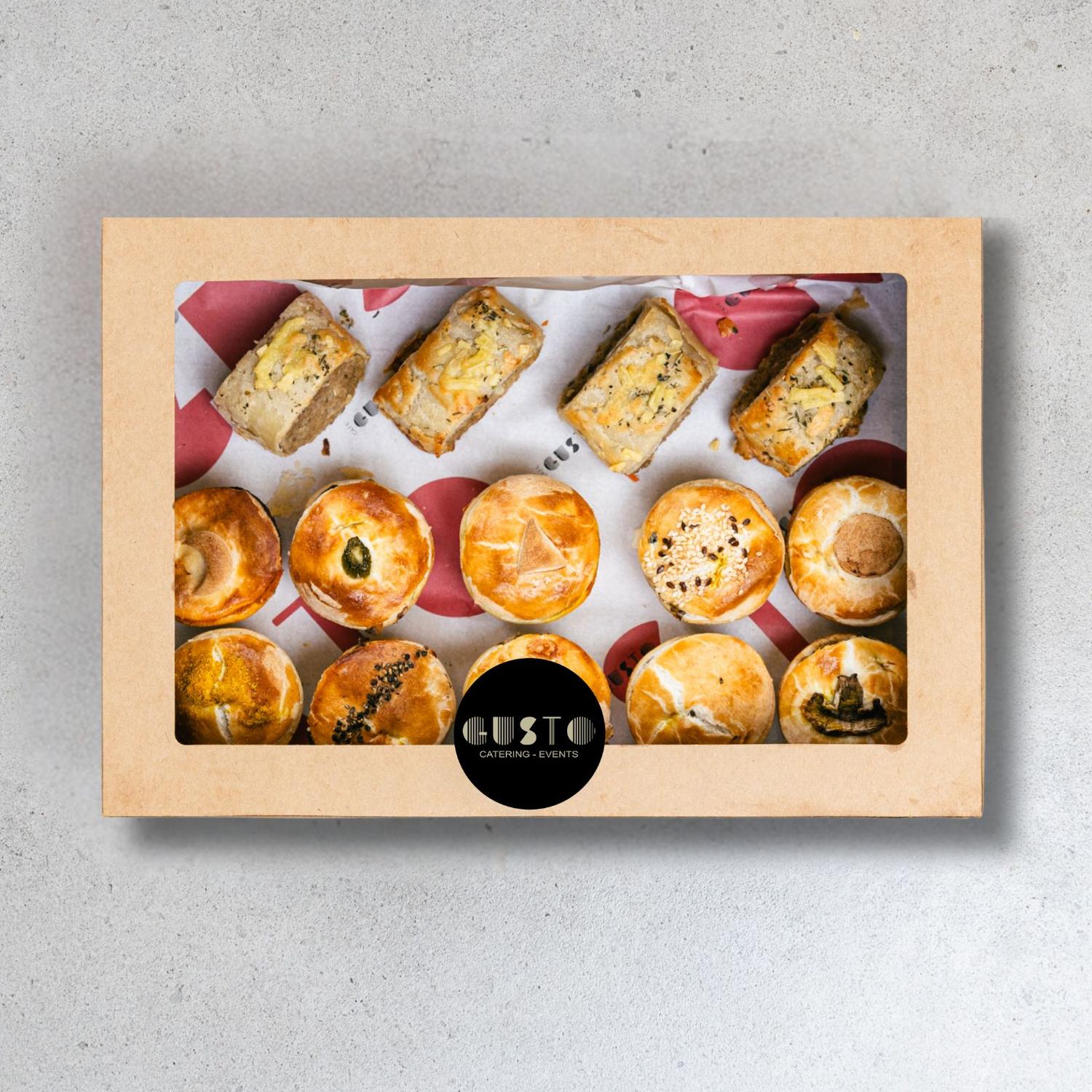 Gourmet Mini Pies and Sausage Rolls