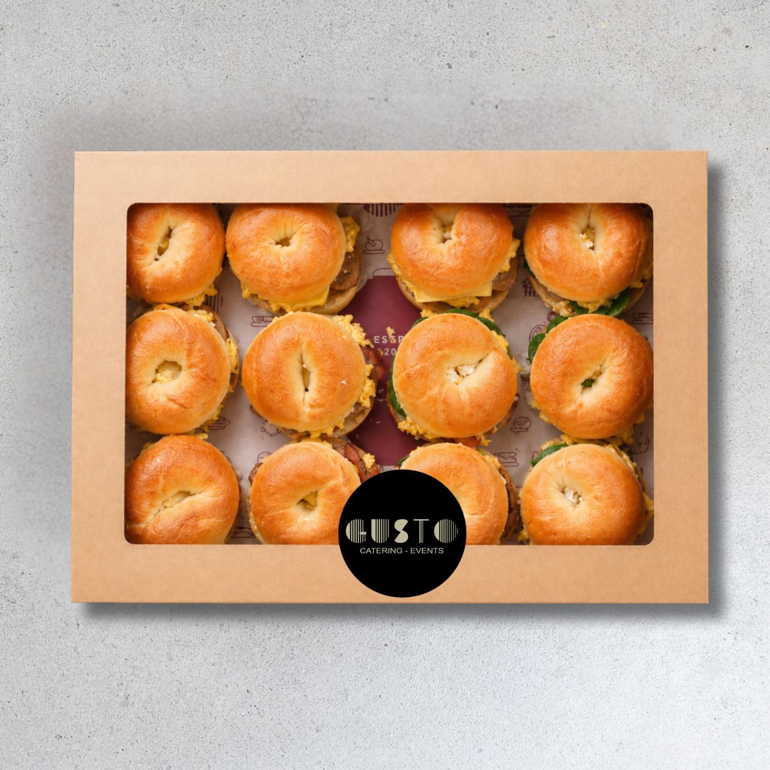 Stuffed Breakfast Bagels Box