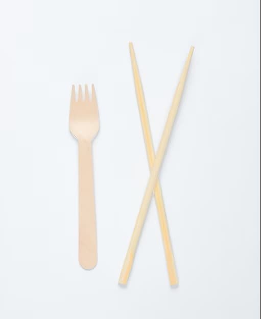 Fork, Chopstick and Napkins