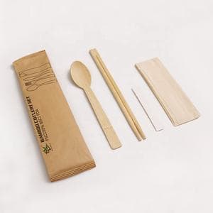 Spoon, Chopstick and Napkins
