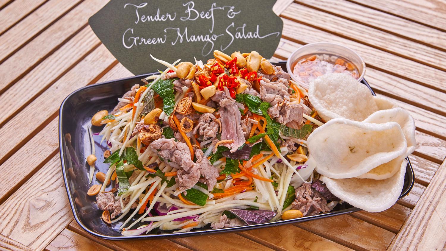 Sliced Beef & Green Apple Vietnamese Exotic Salad