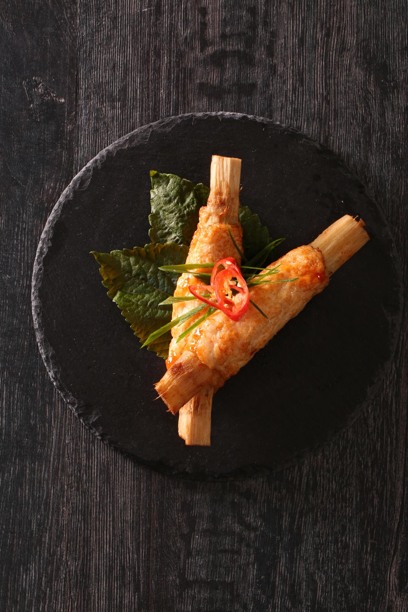 Sugarcane Prawn Lollipops