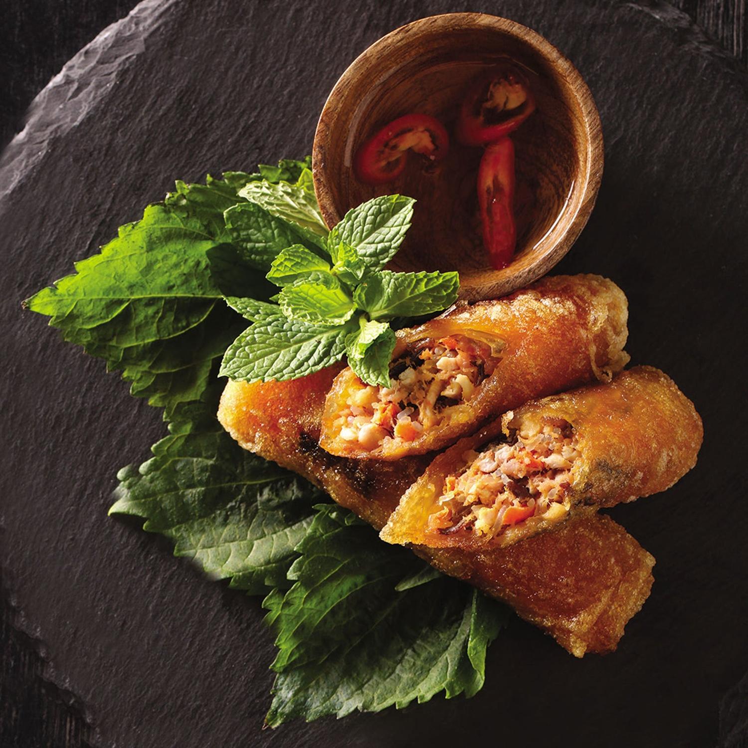 Homemade Crispy Spring Rolls
