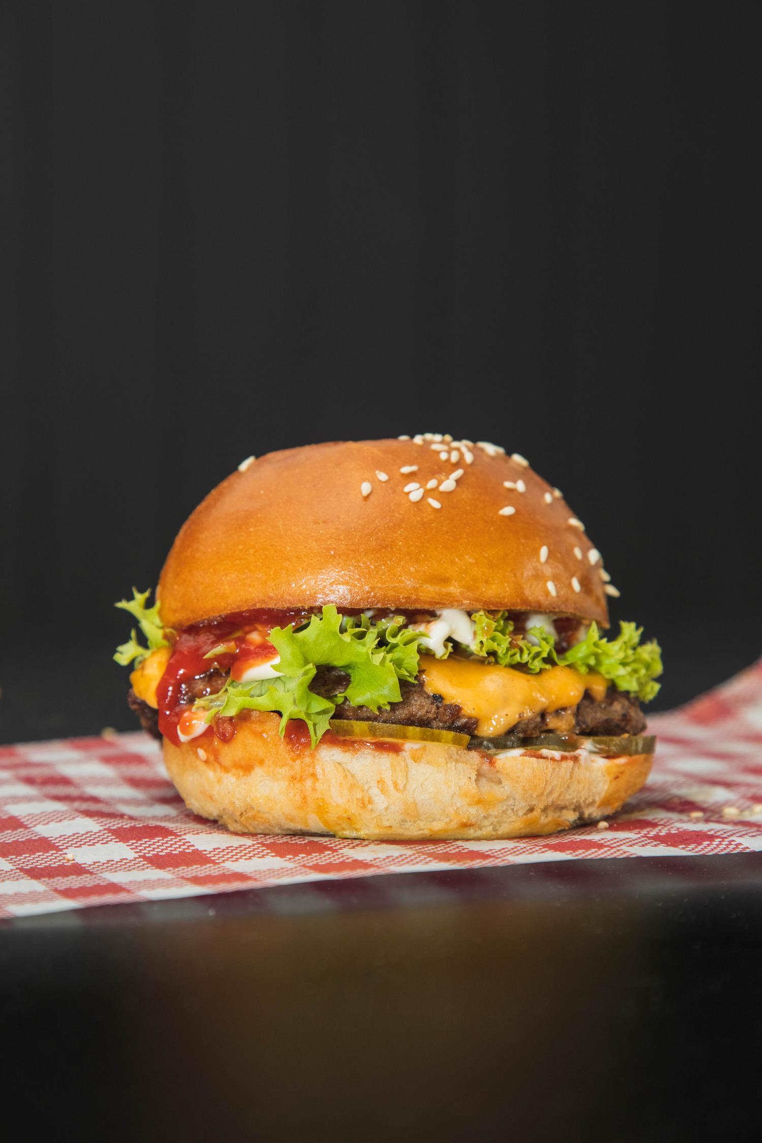 Laser Beef Burger