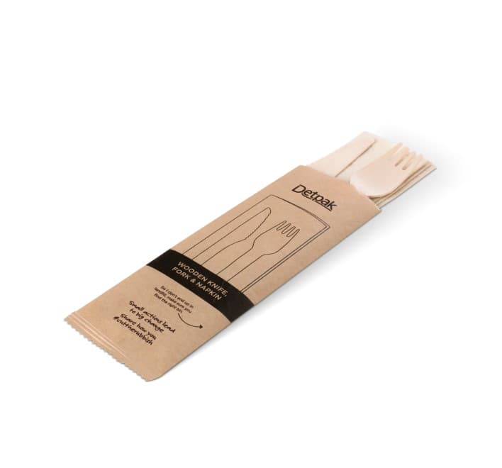 Fork, Knife, Napkin Set