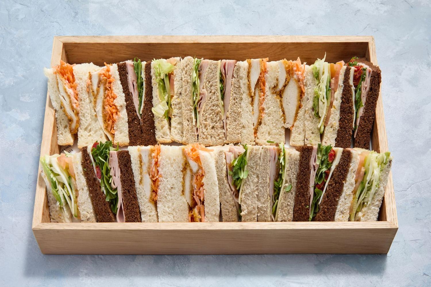 Triangle Sandwich Assortment (Box of 24 Pieces)