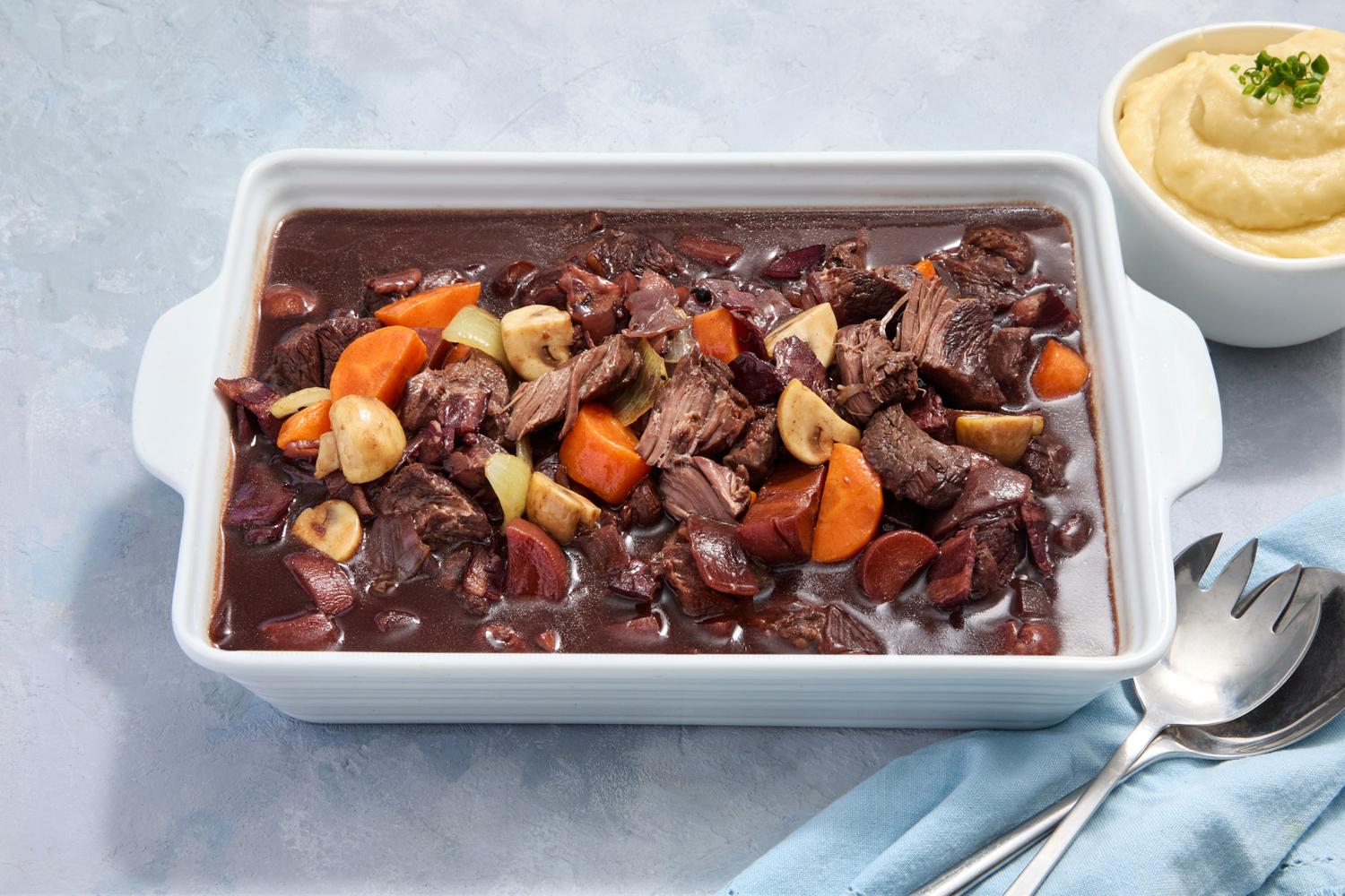 Beef Bourguignon w/ Pomme Puree (Individual Pack)