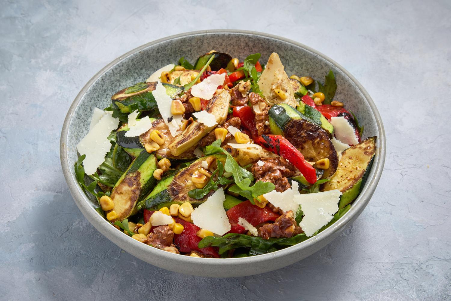 Grilled Zucchini and Corn Salad (Individual)