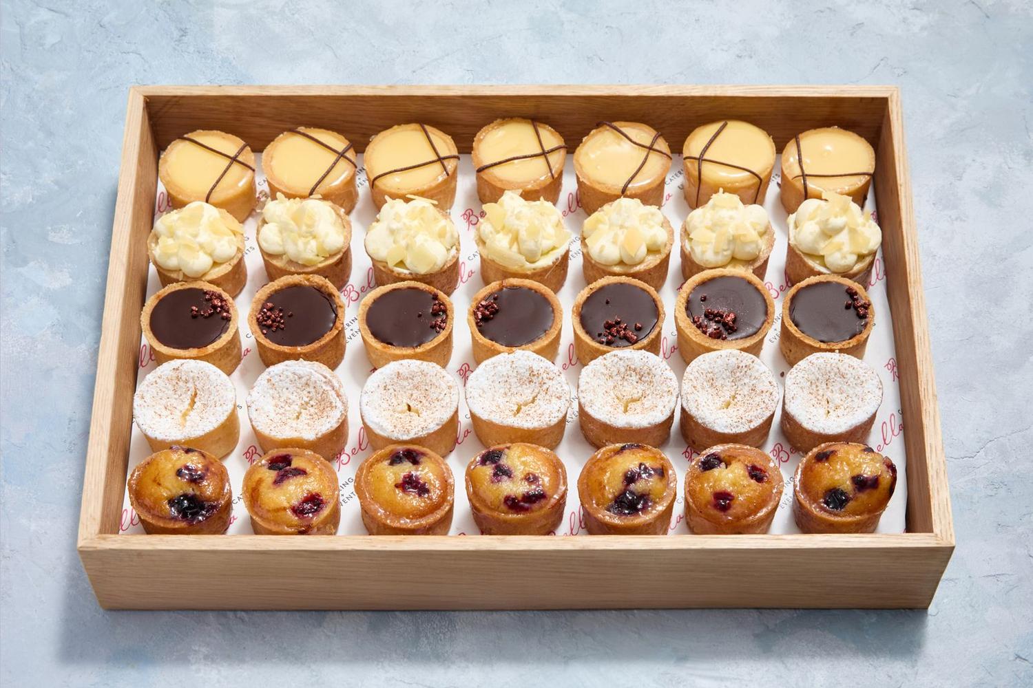 Cocktail Petite Four Tarts Box (35pcs)