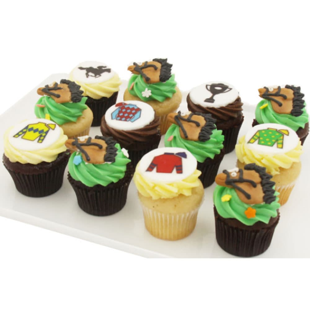 Melbourne Cup Cupcakes (4cm) (12pcs)