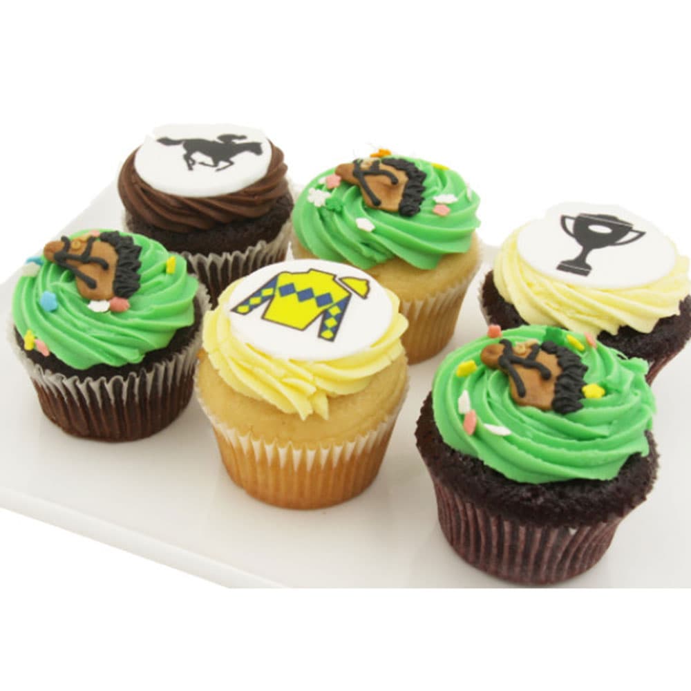 Melbourne Cup Cupcakes (7cm) (6pcs)