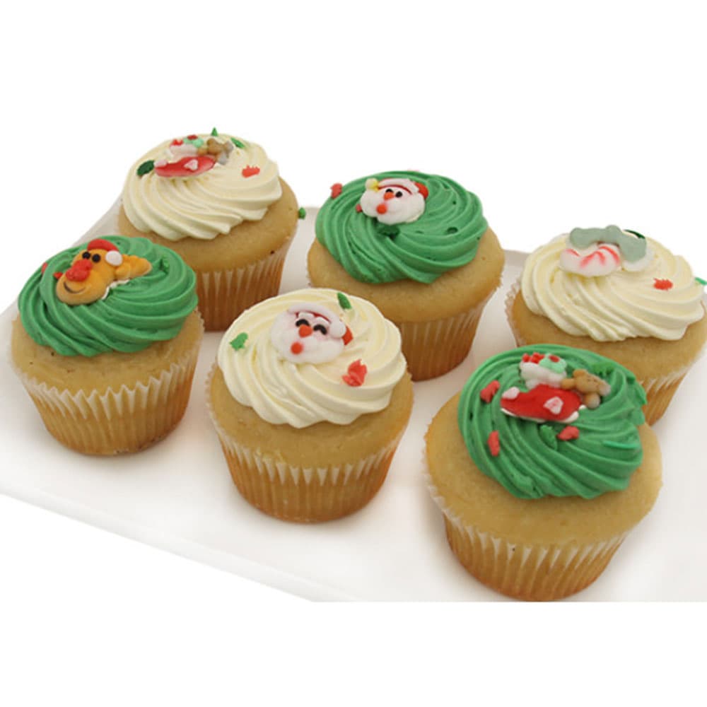 Christmas Vanilla Cupcakes (7CM)