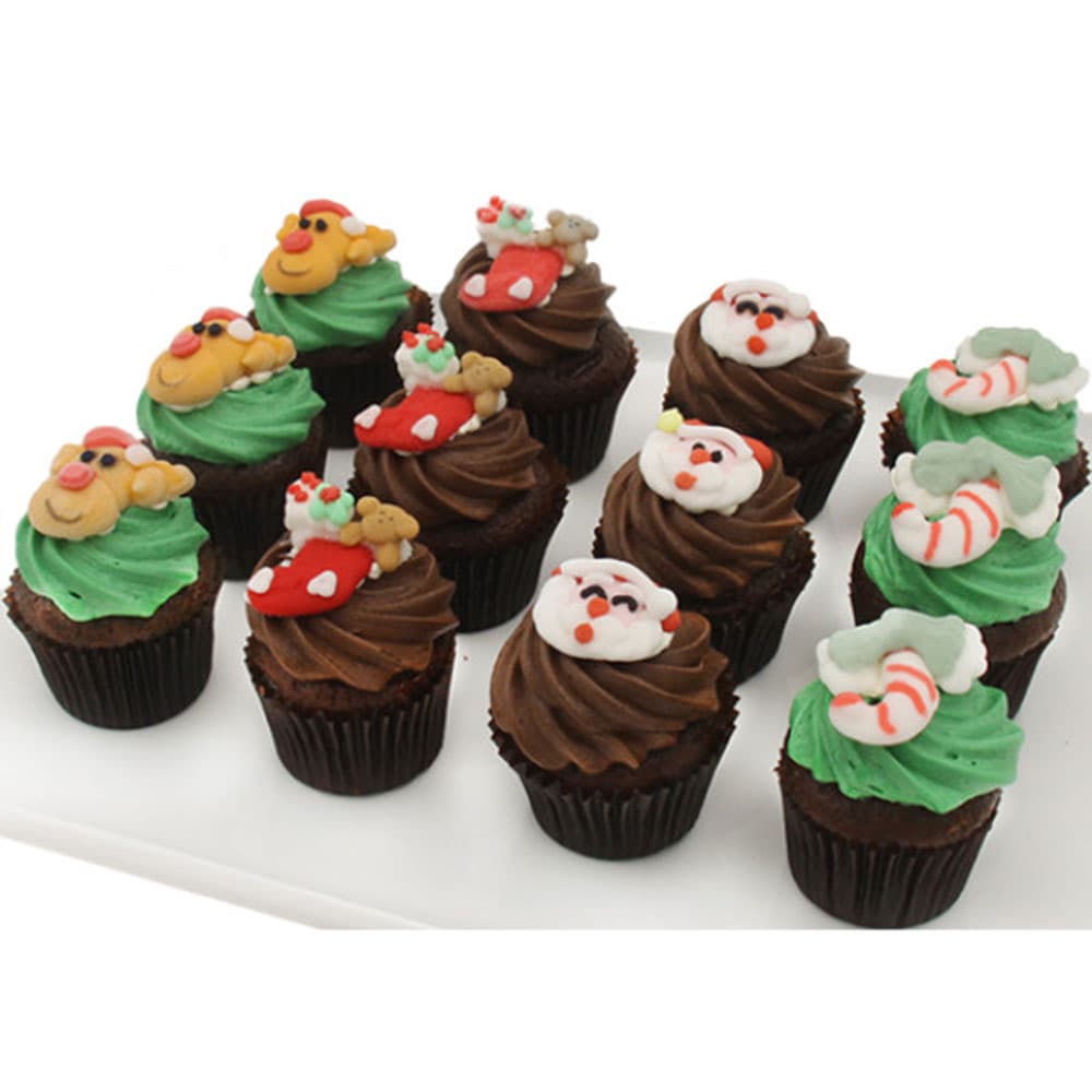 Christmas Chocolate Cupcakes (4CM)