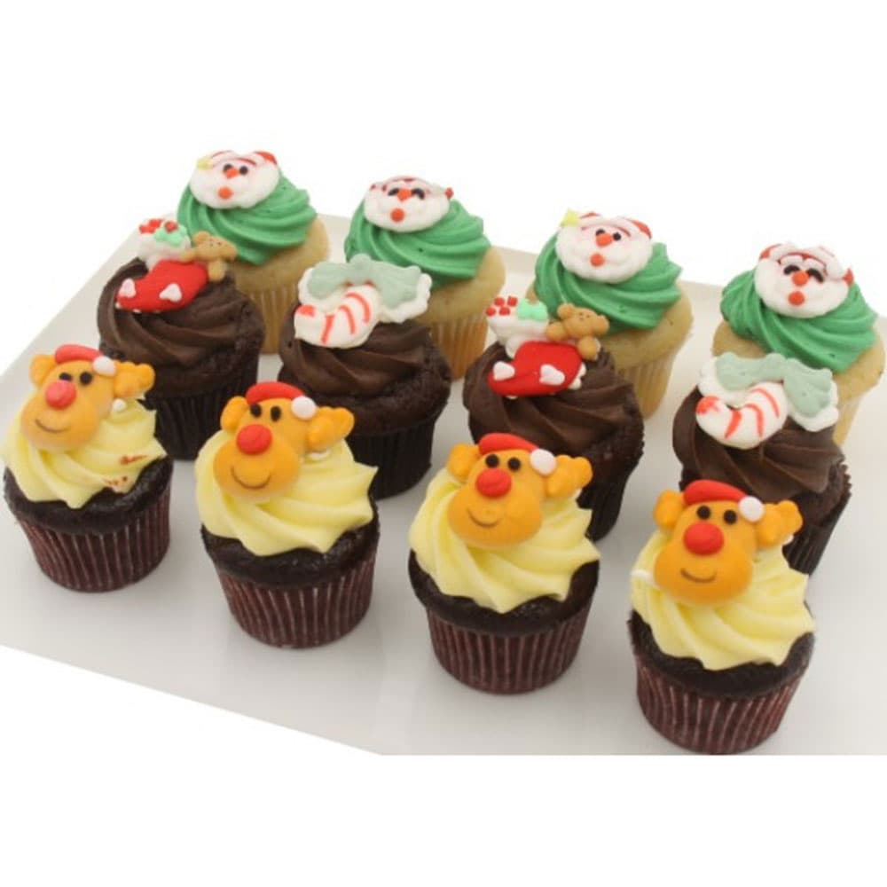 Christmas Assorted Cupcakes (4CM)