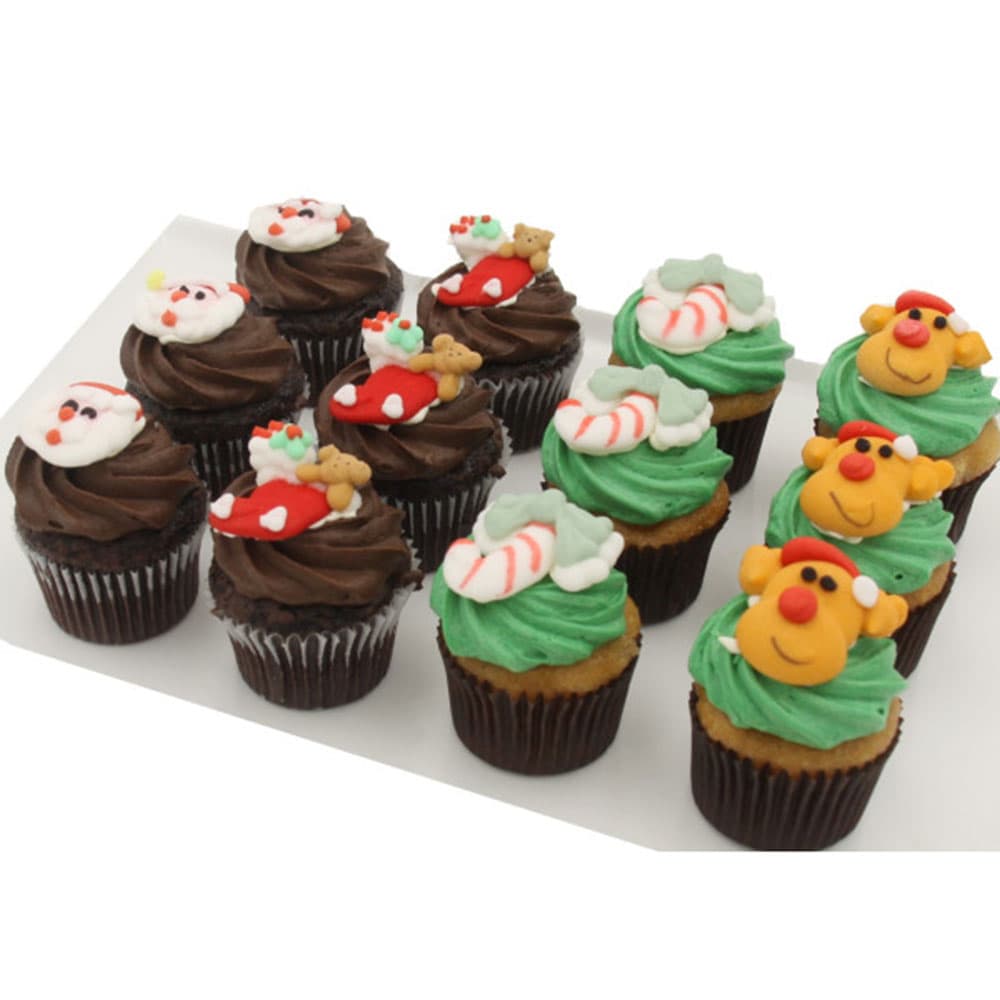 Christmas Gluten Free Cupcakes (4CM)