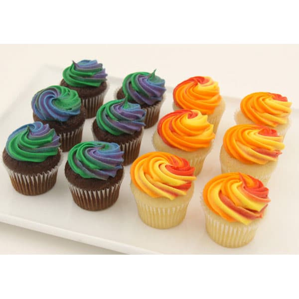 Swirl Cupcake Box (4cm) (12pcs)