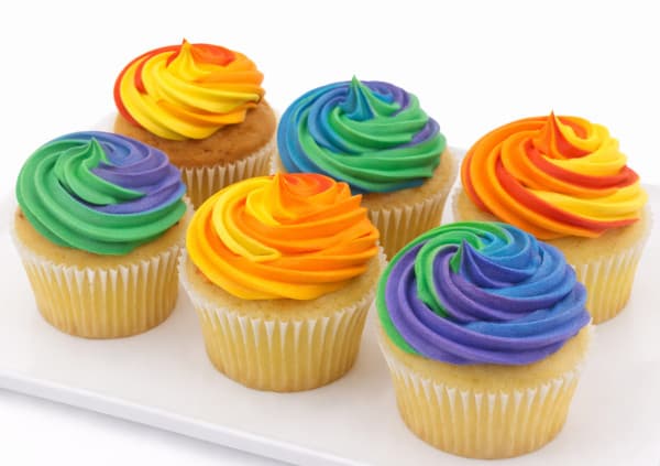 Swirl Cupcake Box (7cm) (6pcs)