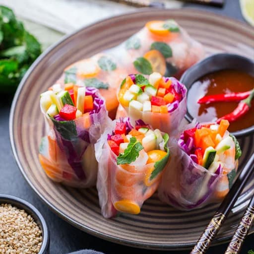 Vietnamese Rice Paper Roll