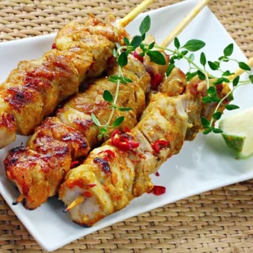 Satay Chicken Mini Savoury Skewer