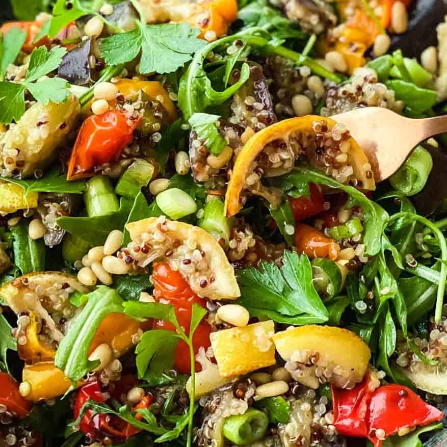 Three Color Quinoa & Avocado Salad (Large Platter)