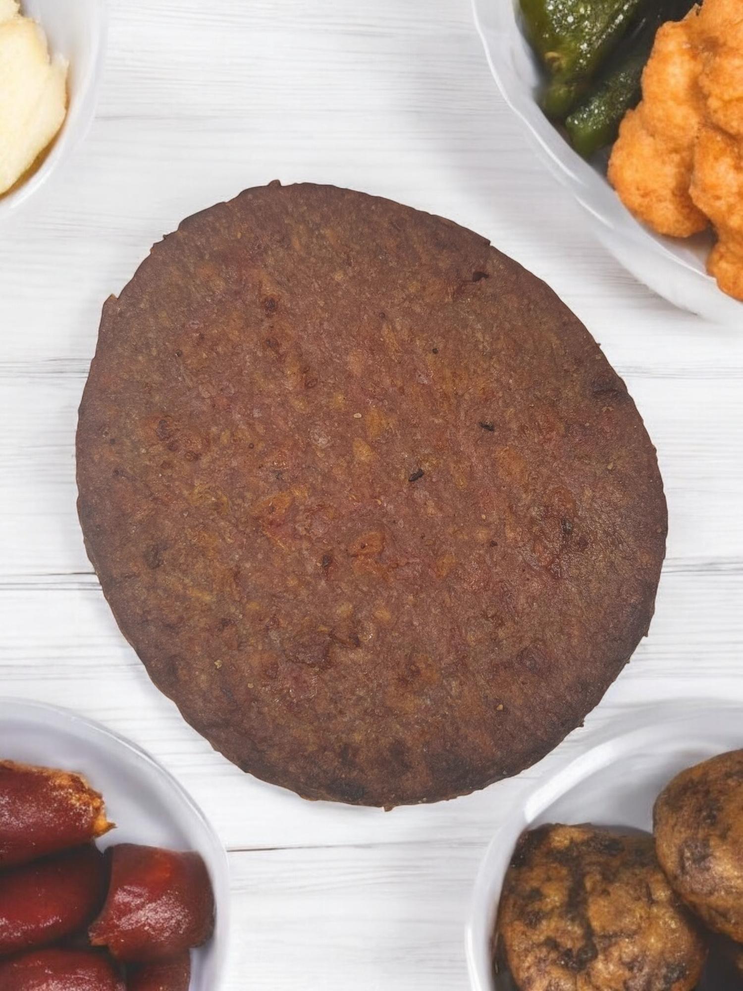 Plant-Based BBQ Beef Patties Vegan package 