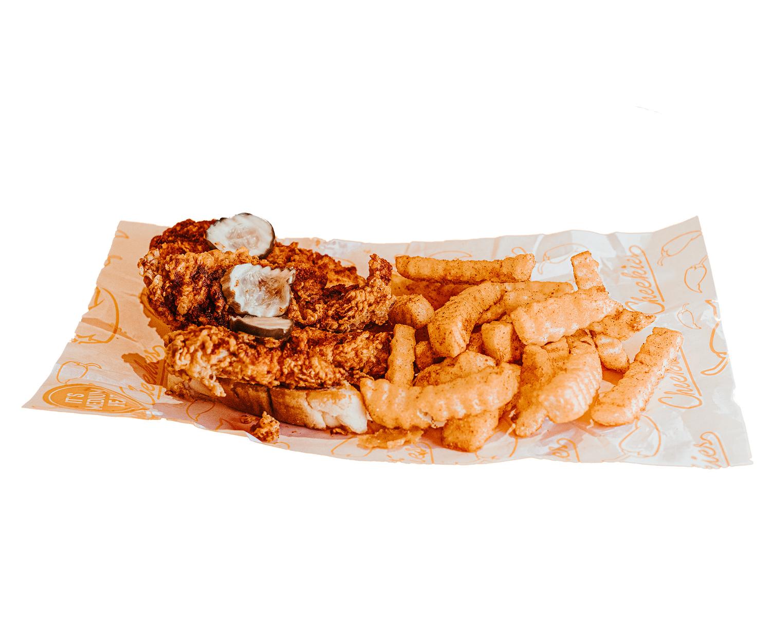 Breast Tenders with Crinkle Fries