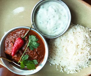 Chicken Vindaloo with Rice