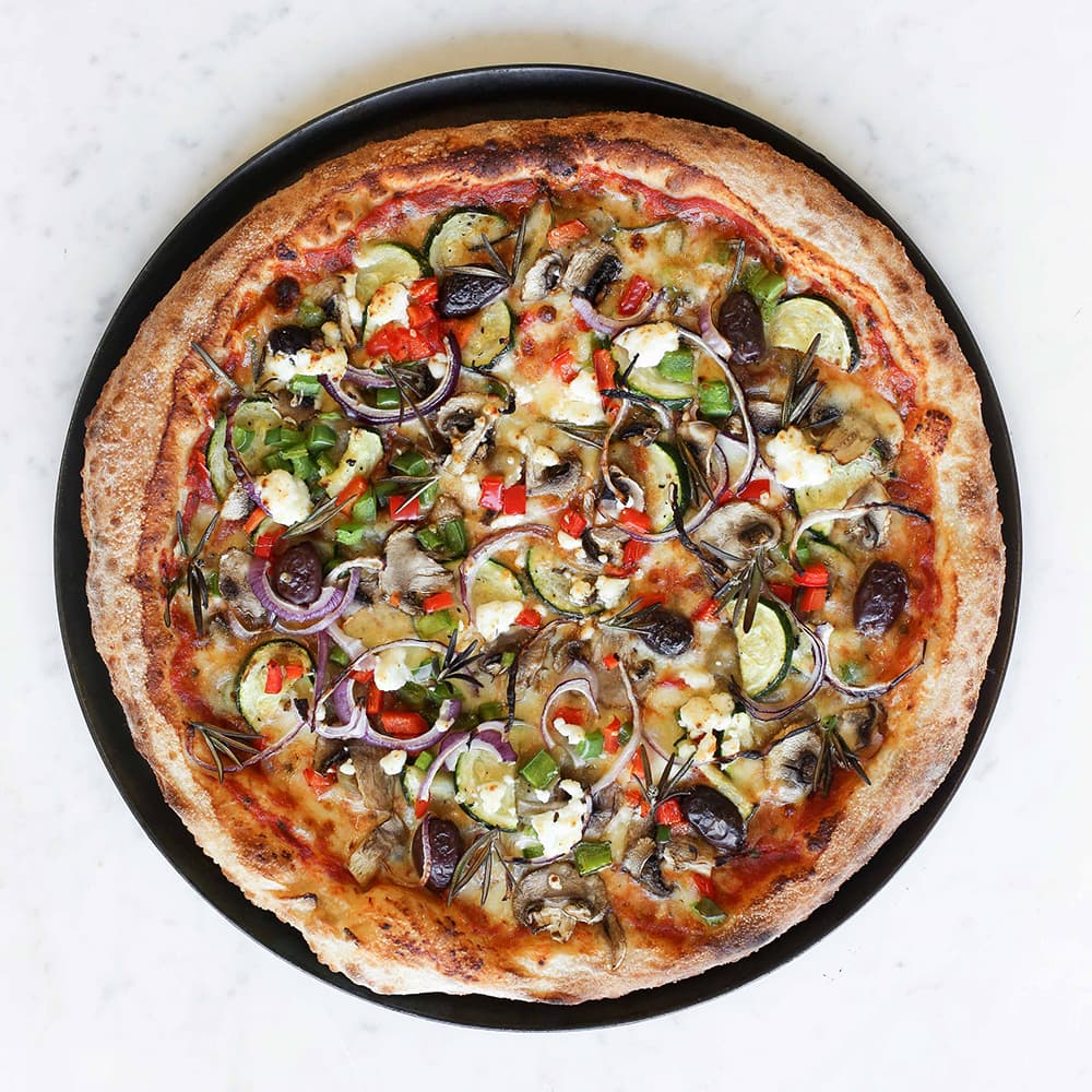 The Flying V Vegan Pizzas