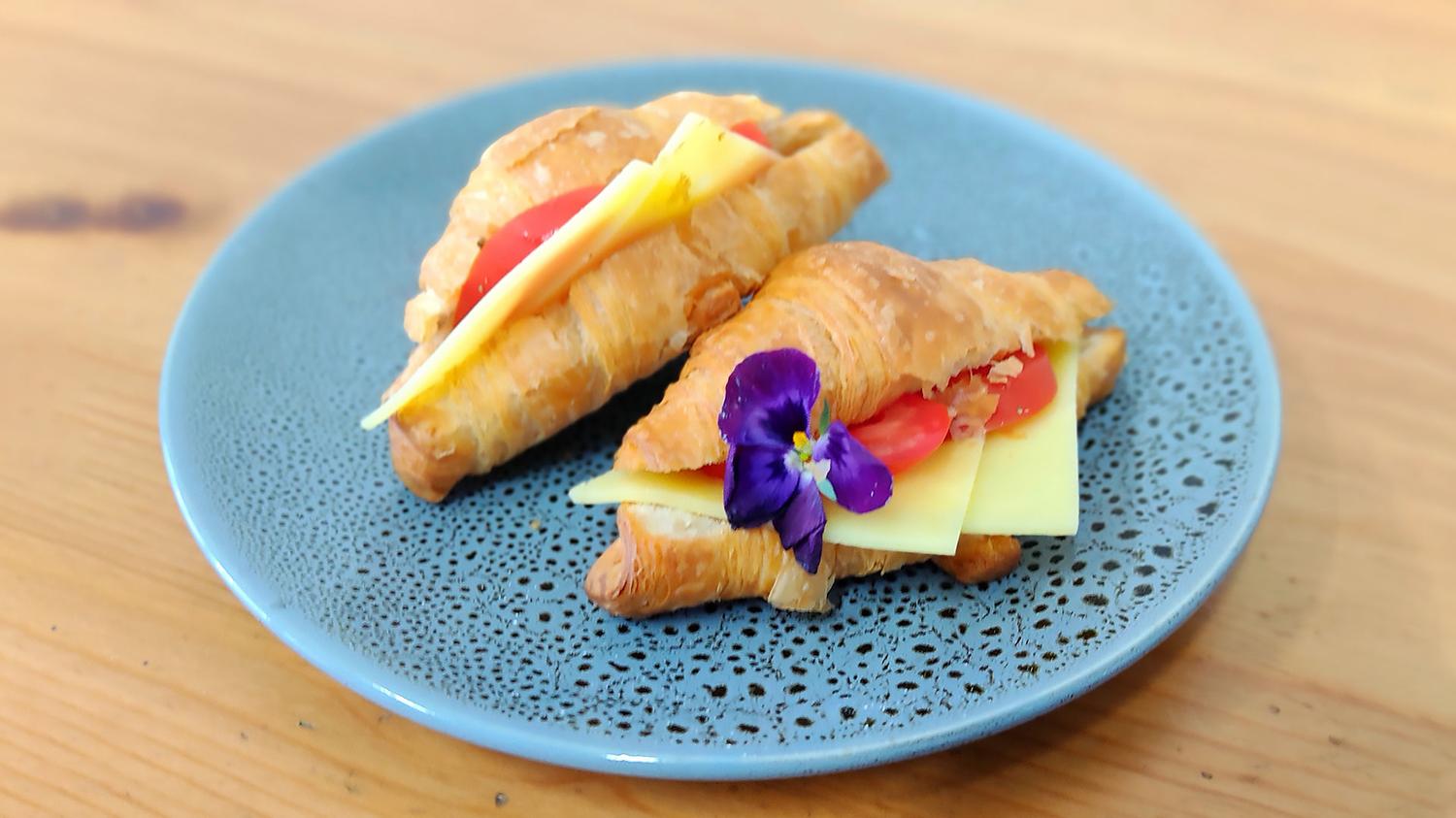 Cheese and Tomato Croissant
