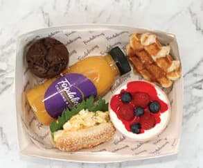 Breakfast Items Box with Drink