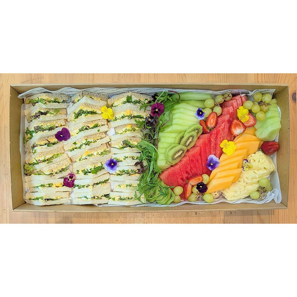 AM/PM Box 4 - Sandwiches and Fruit Platter