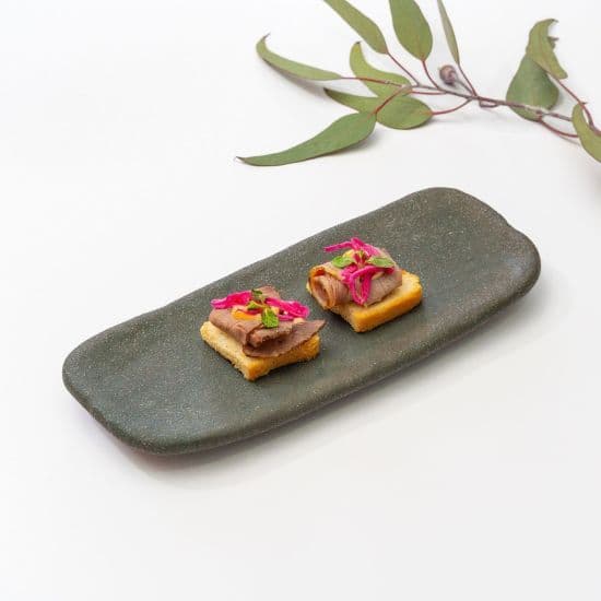 Ruben Pickle Crostini