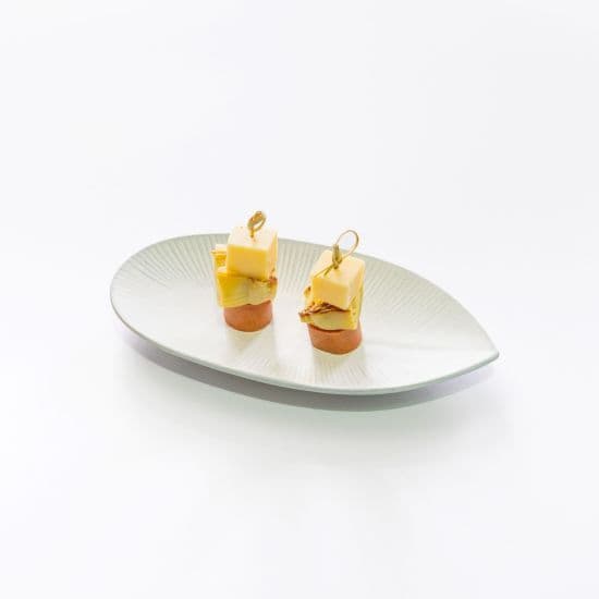Kabana and Cheese Skewer
