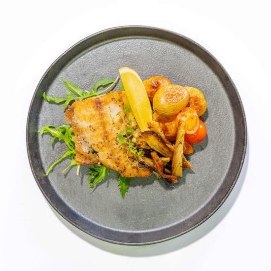 Grilled Barramundi with Finger Lime