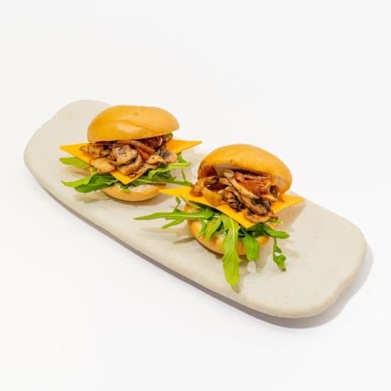 Gluten-Free Wild Mushroom Slider