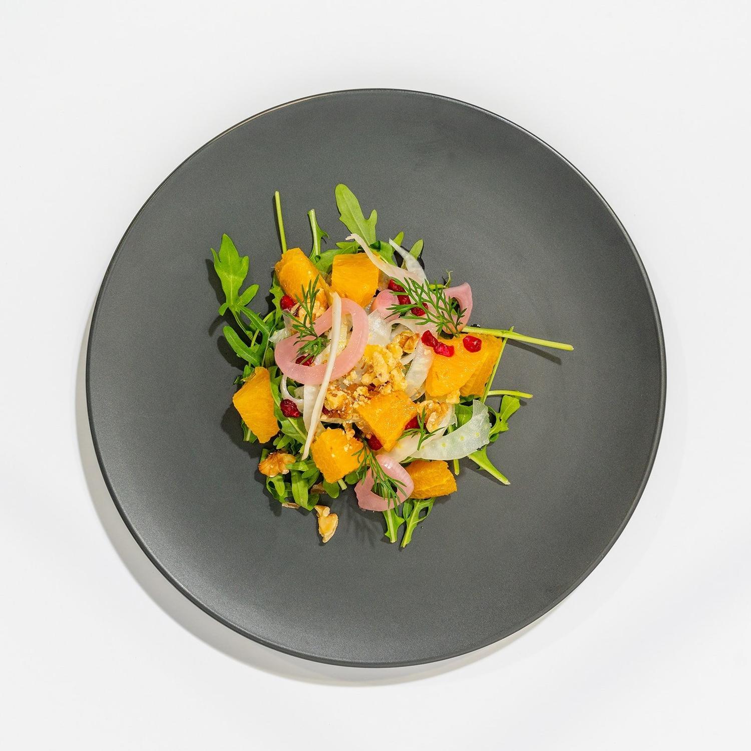 Orange, Finger Lime and Fennel Salad