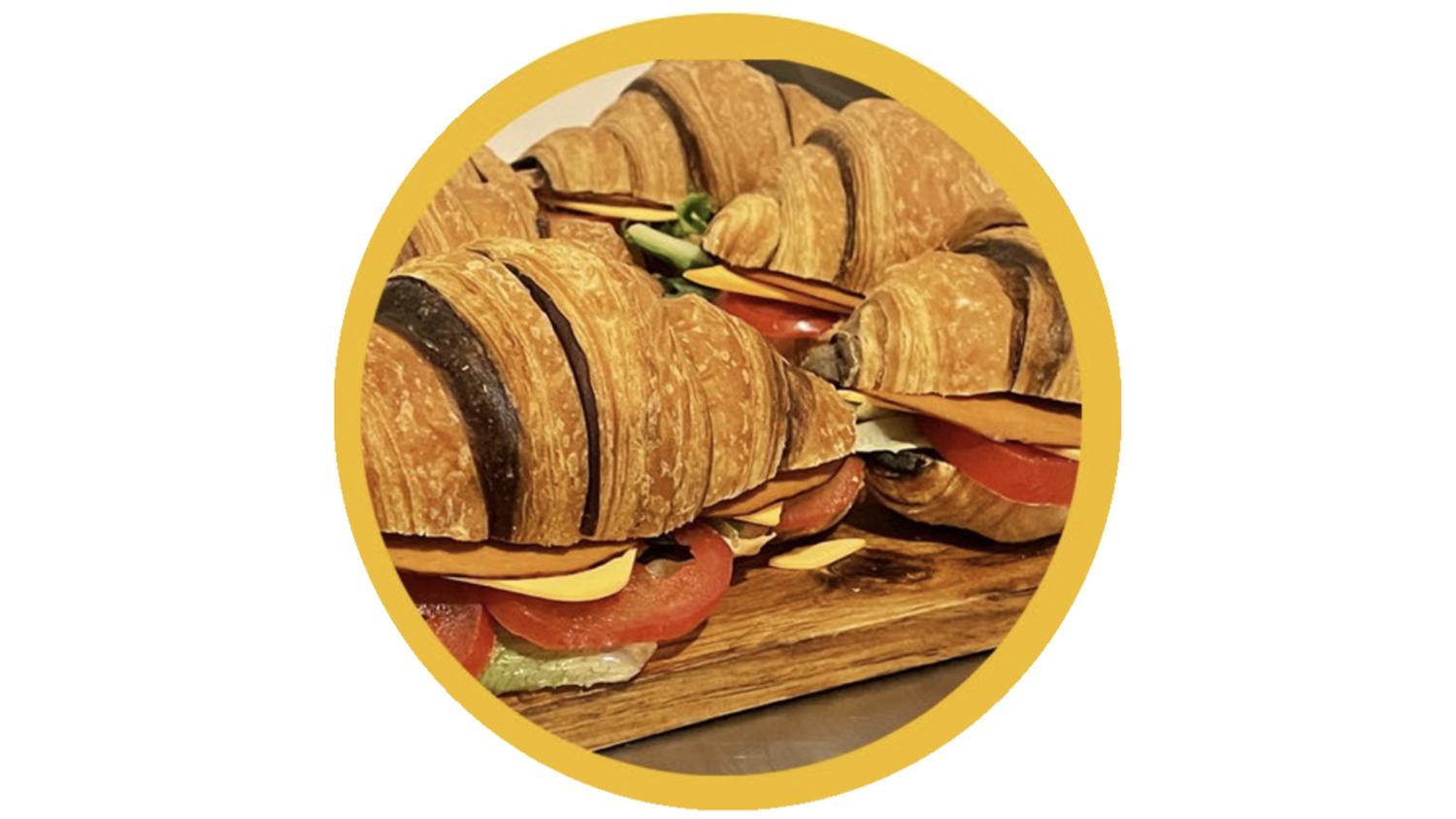 Plant Based Cheese and Tomato Croissants (10 Pcs)