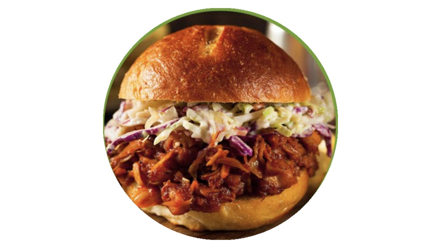 Pulled BBQ Jackfruit Slider